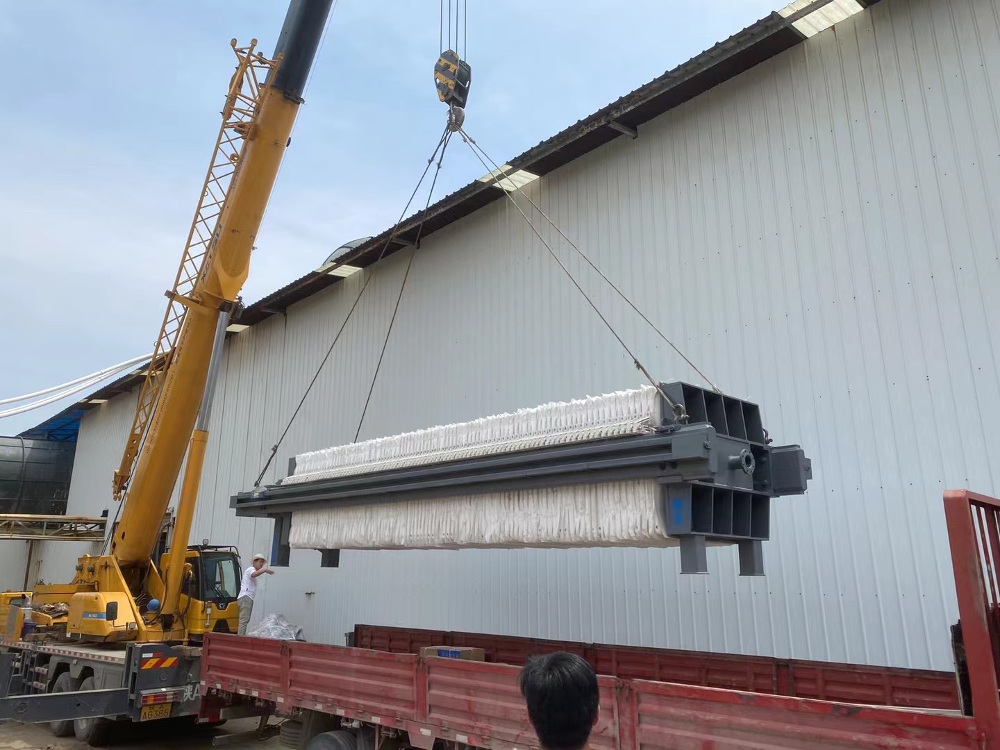 磚廠(chǎng)壓濾機(jī)客戶(hù)案例1